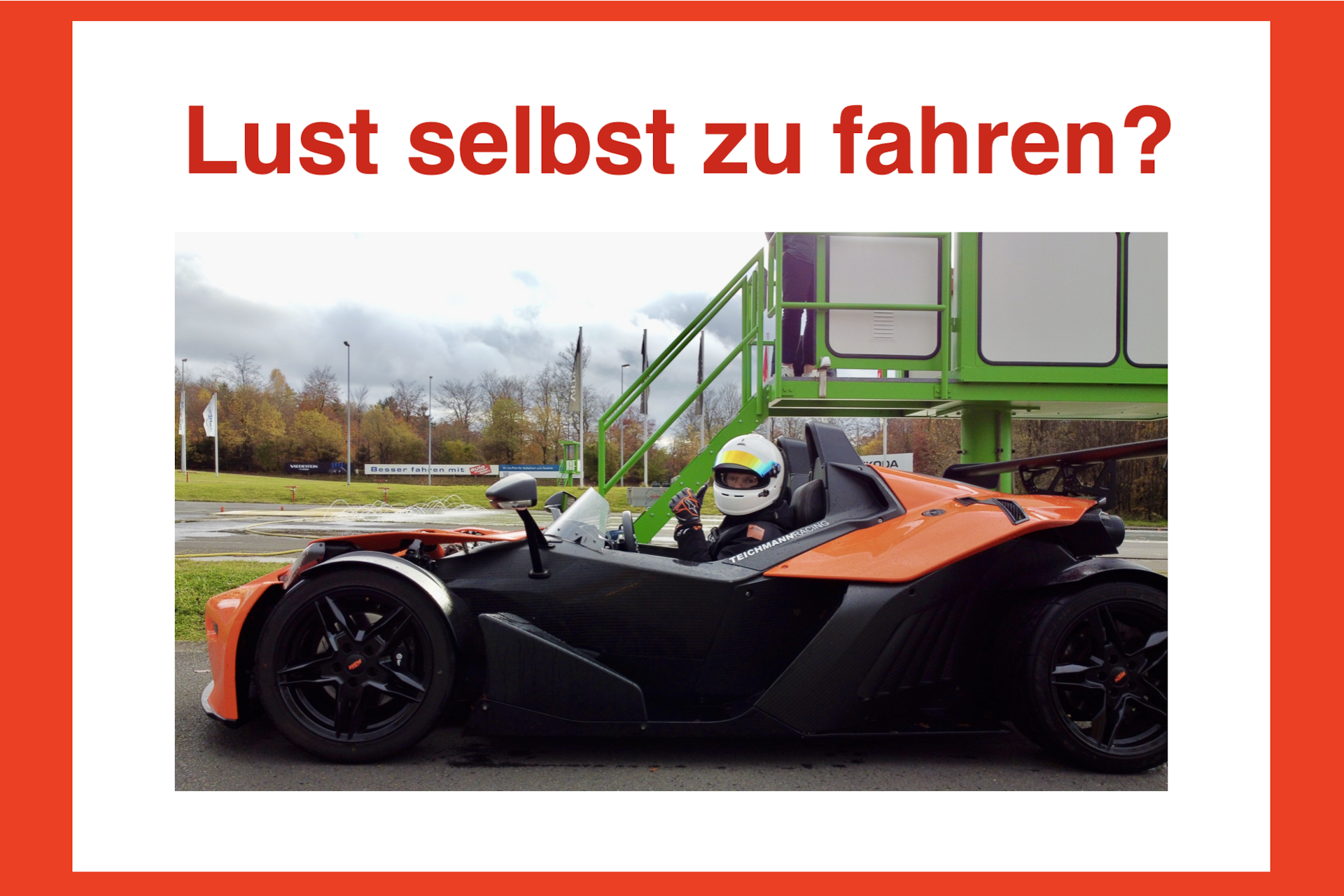 KTM X-BOW fahren: Rund um den Ring